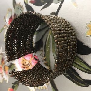 Metal Beaded Cuff